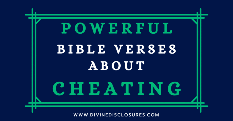 Cheating Bible Verses
