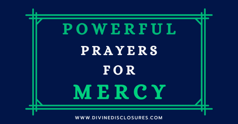 Prayers For Mercy