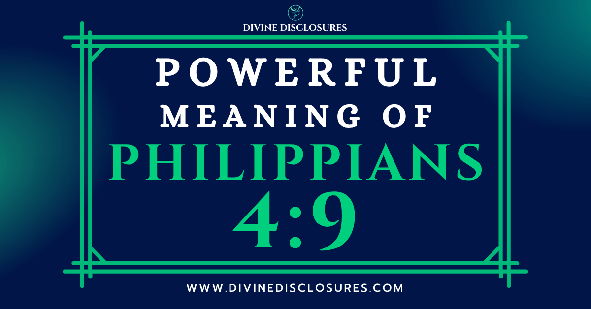Philippians 4:8 Meaning