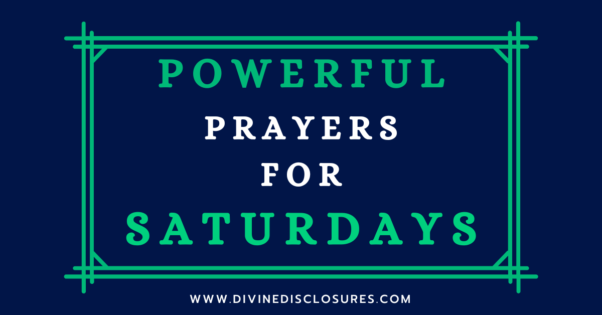 Saturday Prayers
