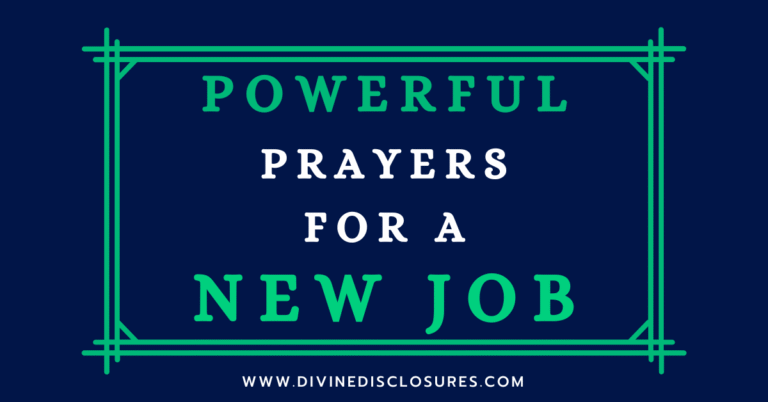 Prayers for a Job