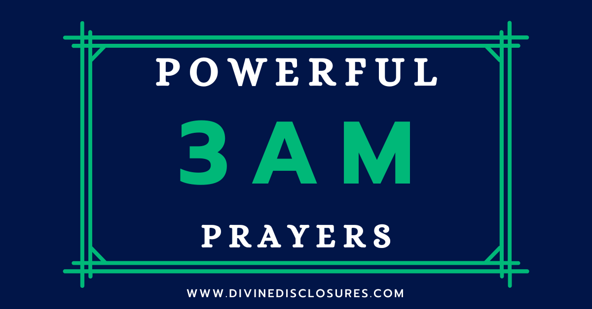 3AM Prayers
