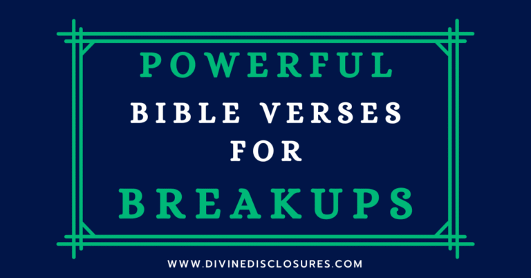 Bible Verses About Breakups