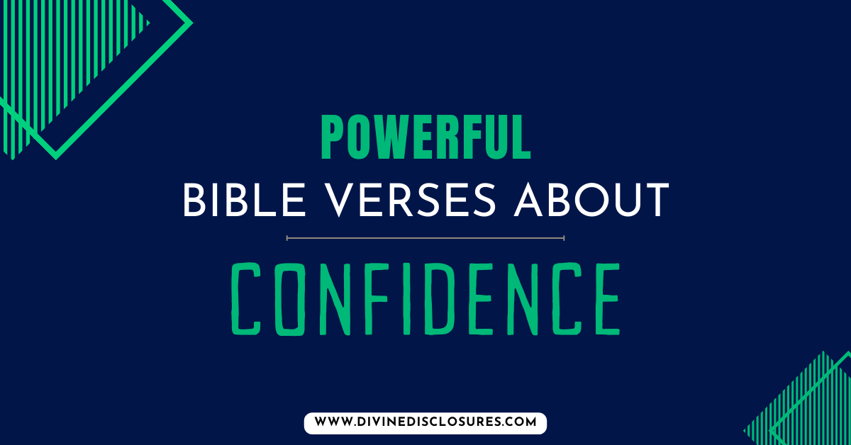 Bible Verses About Confidence