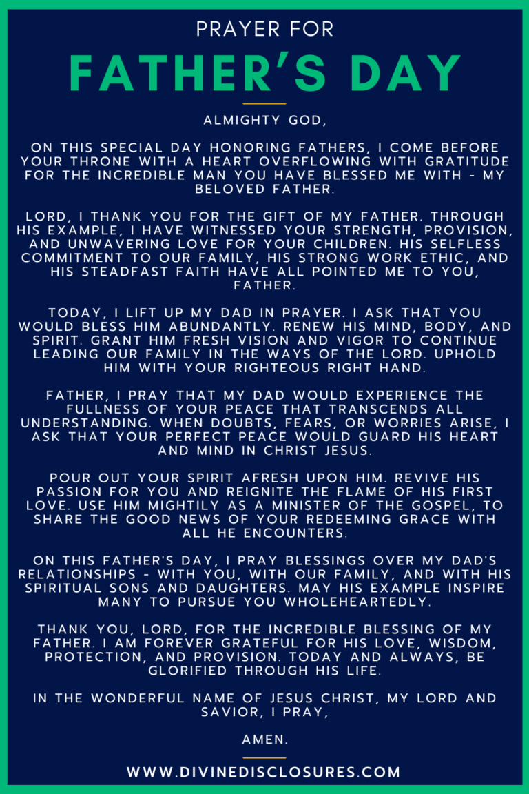 60+ Happy Father's Day Prayers To Touch Dad's Heart In 2026