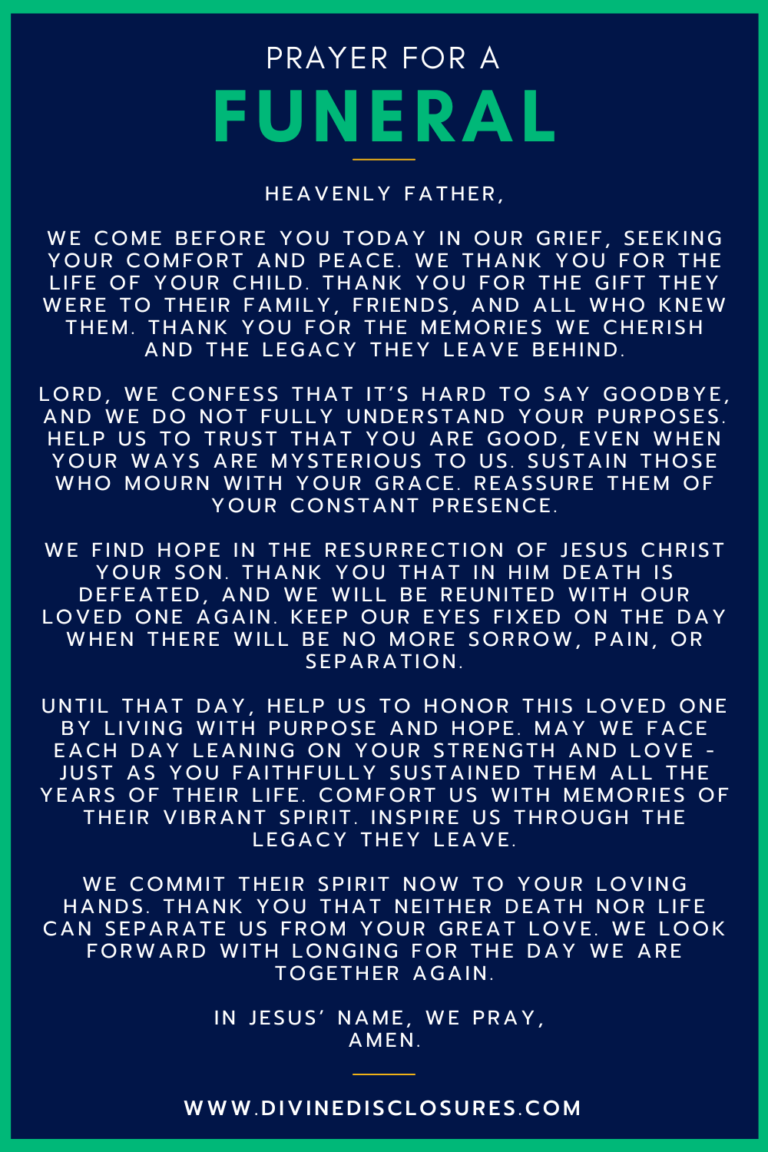46 powerful funeral prayers to comfort and heal in 2025