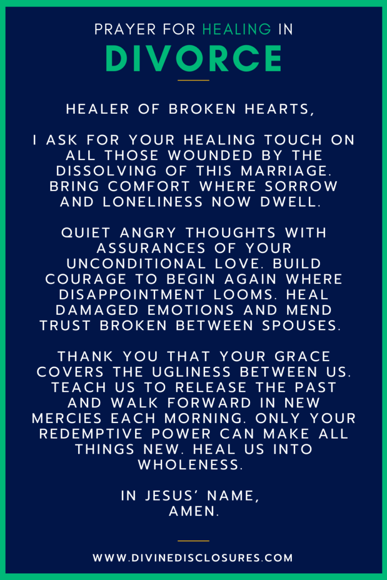 64 Powerful Prayers For Divorce: Heal Your Pain Today