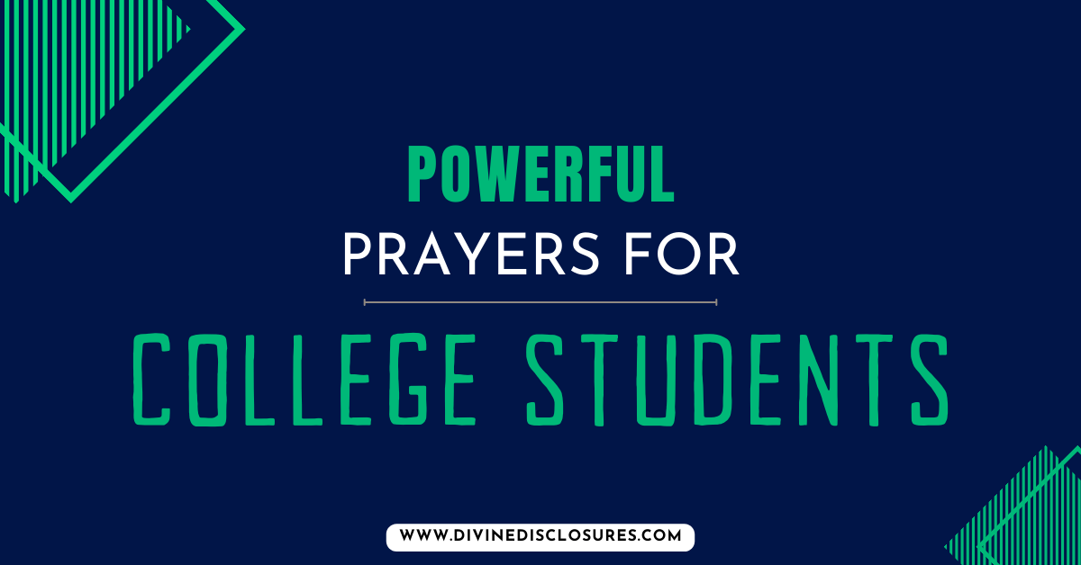 Prayers For College Students