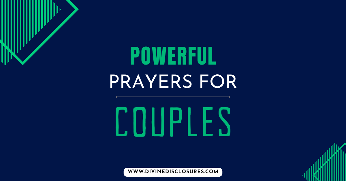 Prayers For Couples
