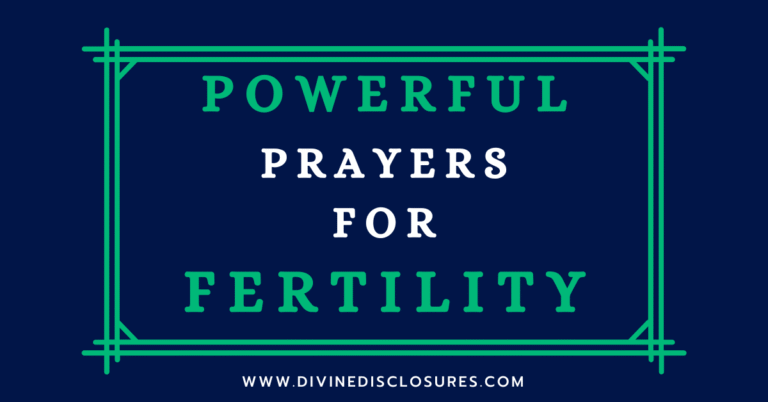 Prayers For Fertility