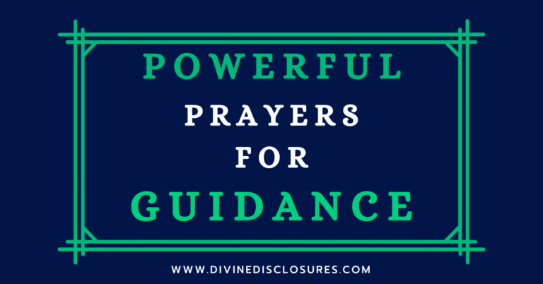 Prayers For Guidance