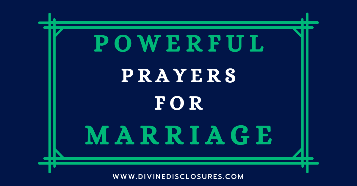 Prayers For Marriage
