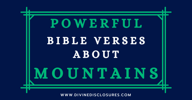 Verses About Mountains